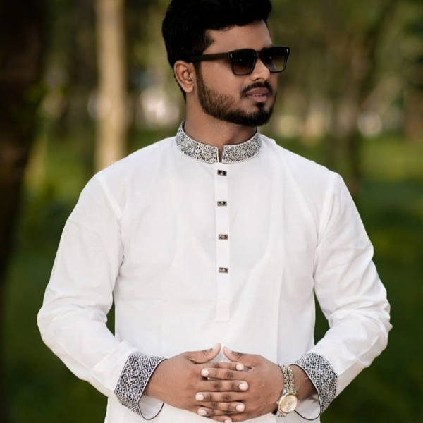 প্রিমিয়াম সফট কটন কাপড়ের নিখুঁত এম্ব্রয়ডারি সুতার কাজ করা স্টাইলিশ পাঞ্জাবি one